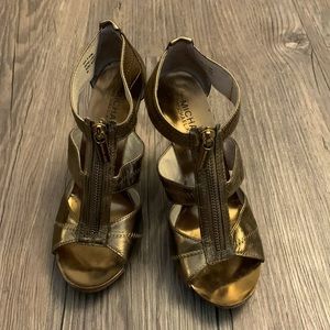 Gold Michael Kors heels
